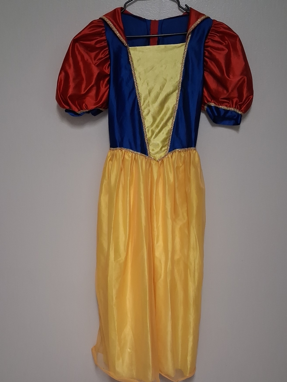 Rubie's Red, Blue & Yellow Princess Gown Adult